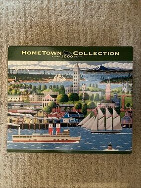 🧩Complete🧩 Hometown Collection Heronim ‘Seattle’ 1000 piece puzzle